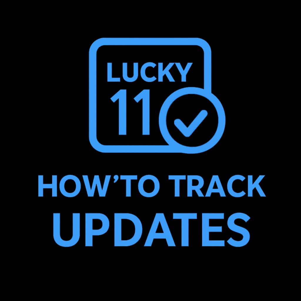 Icon representing the guide for Tracking Lucky 11 Updates.