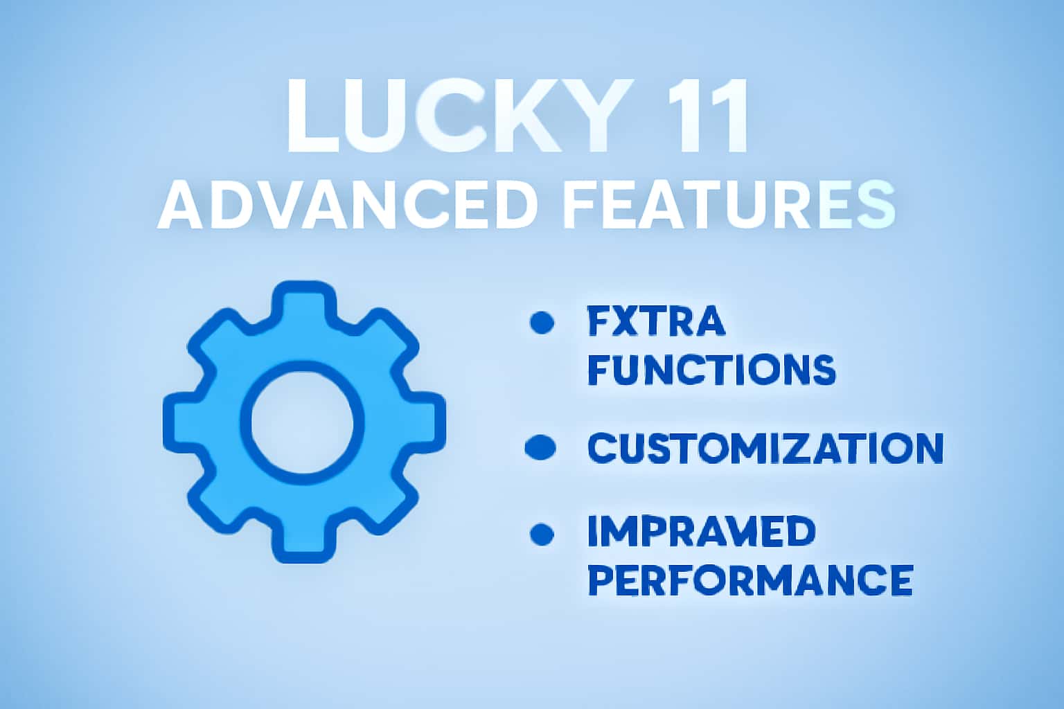 A high-tech visualization of Lucky 11 Advanced Features showcasing device compatibility and support.