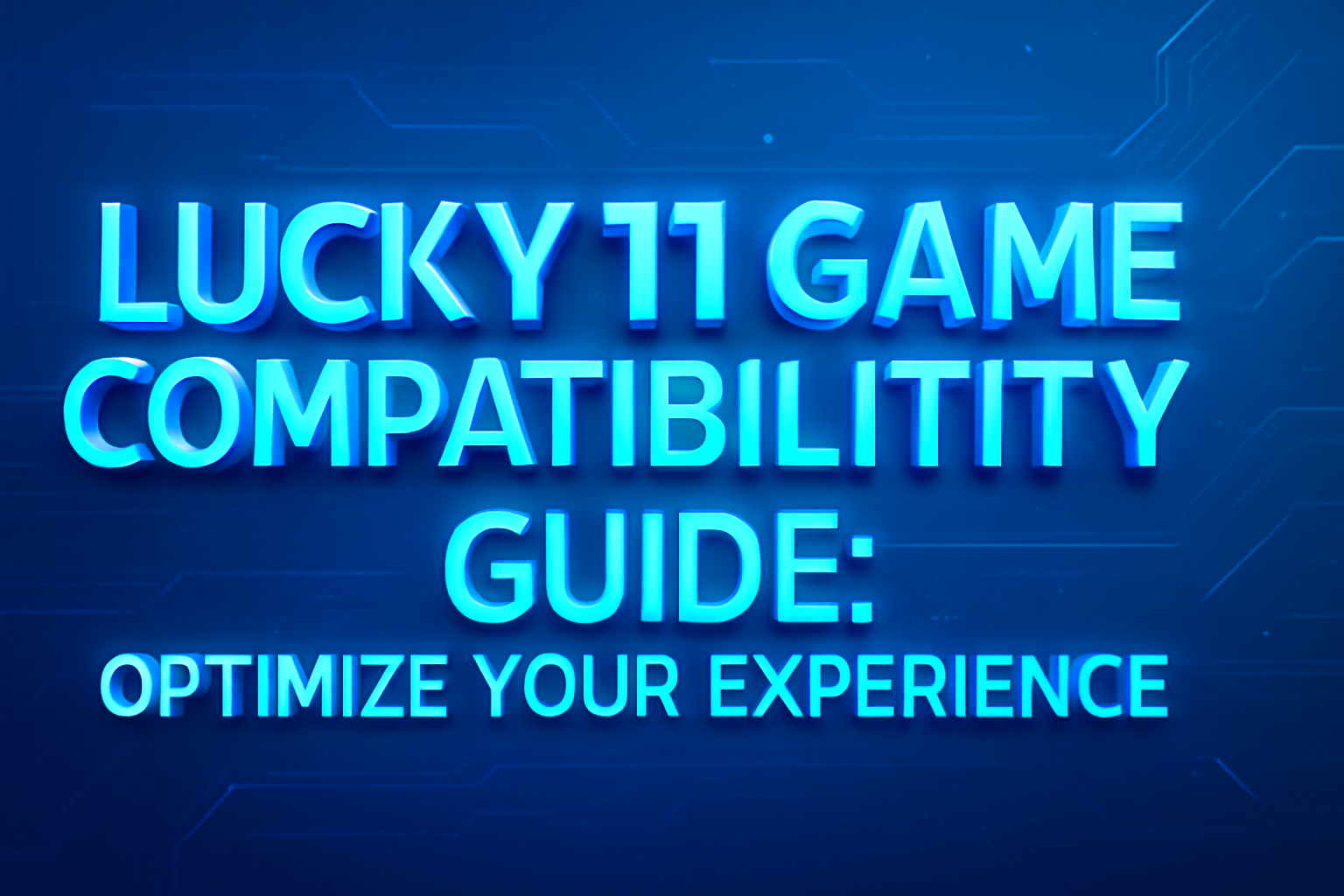 An informative scene representing Lucky 11 Support Guide.