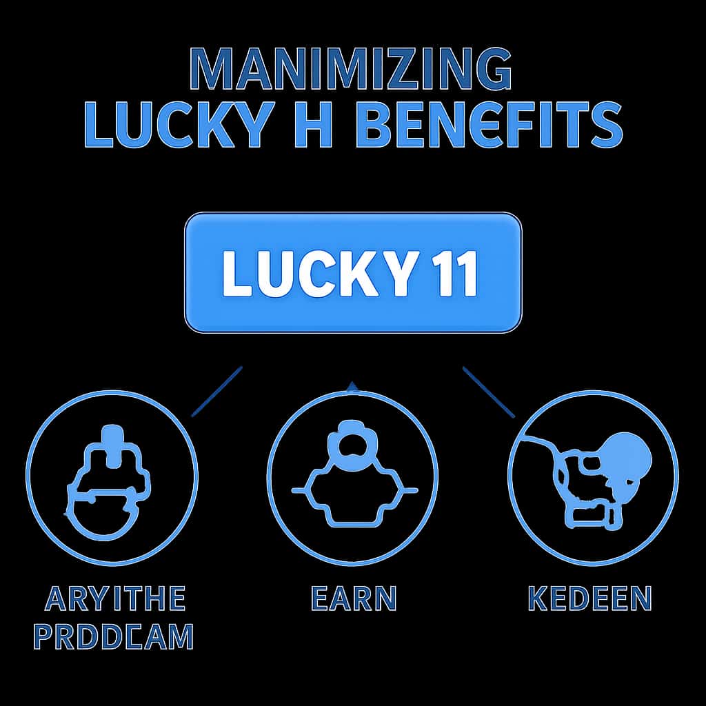 Illustration detailing strategies for maximizing Lucky 11 benefits.