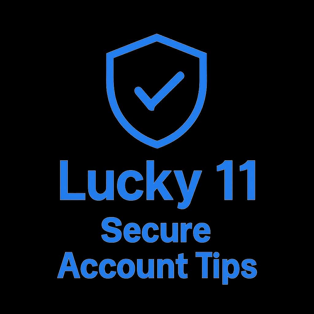 A professional icon symbolizing security guidance for Lucky 11 accounts.
