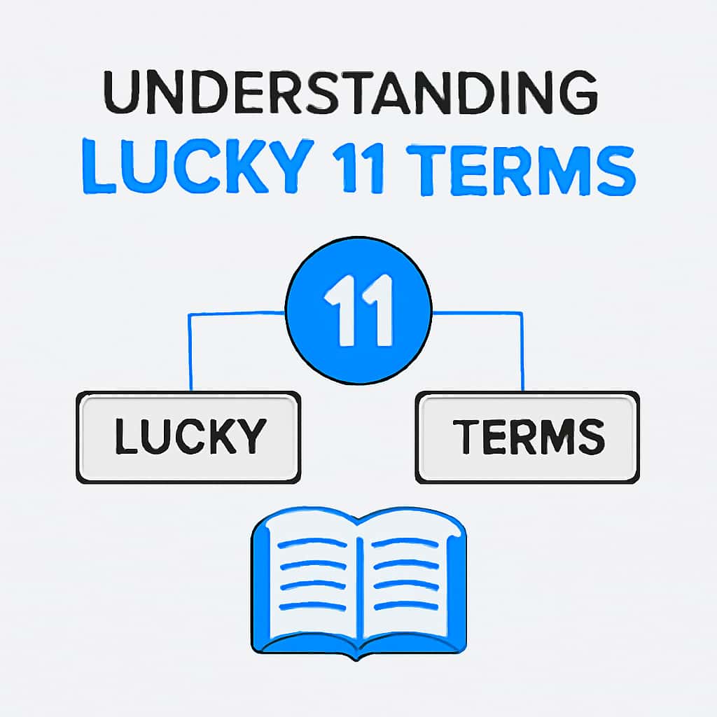 Illustration detailing specific Lucky 11 terms.